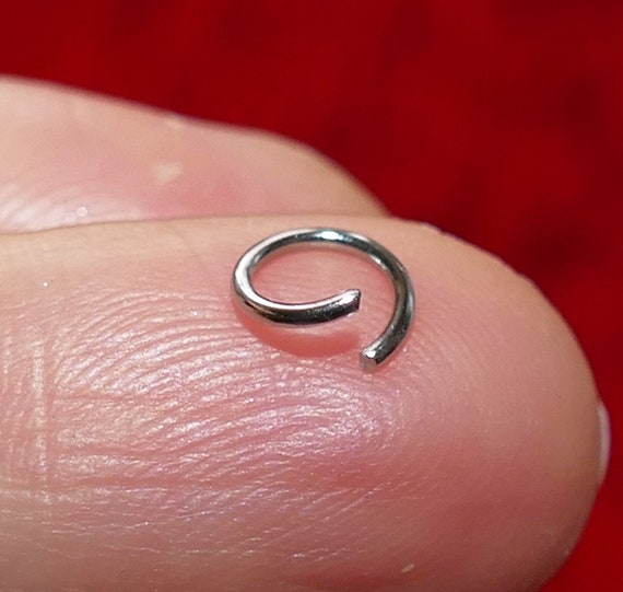 50/100 PCS 304 Stainless Steel 6mm  Open Jump Rings 20 Gauge, High Quality Silver tone 0.8mm Thick Jump Rings D297