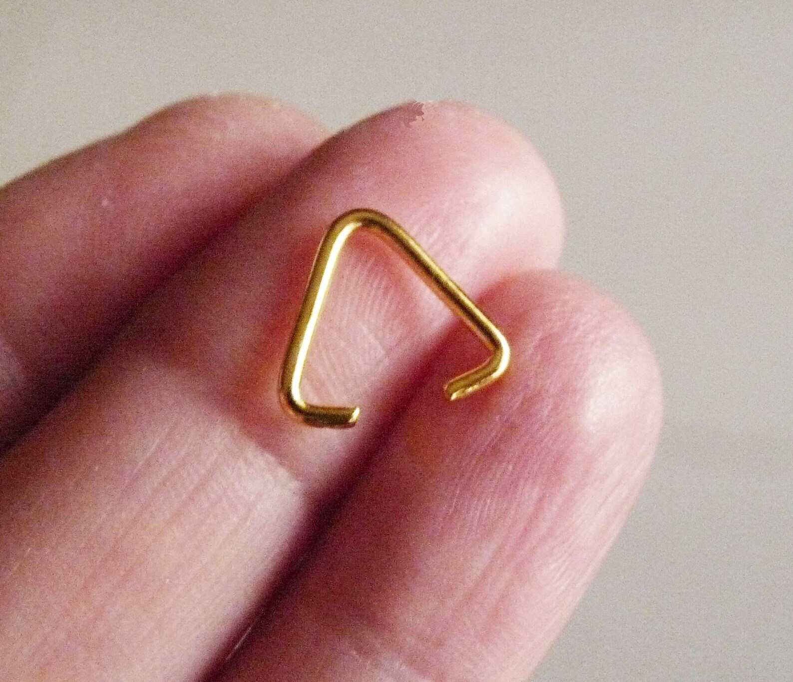 20x Gold Pendant Connector Strong Triangle Pinch Clip Bails Etsy