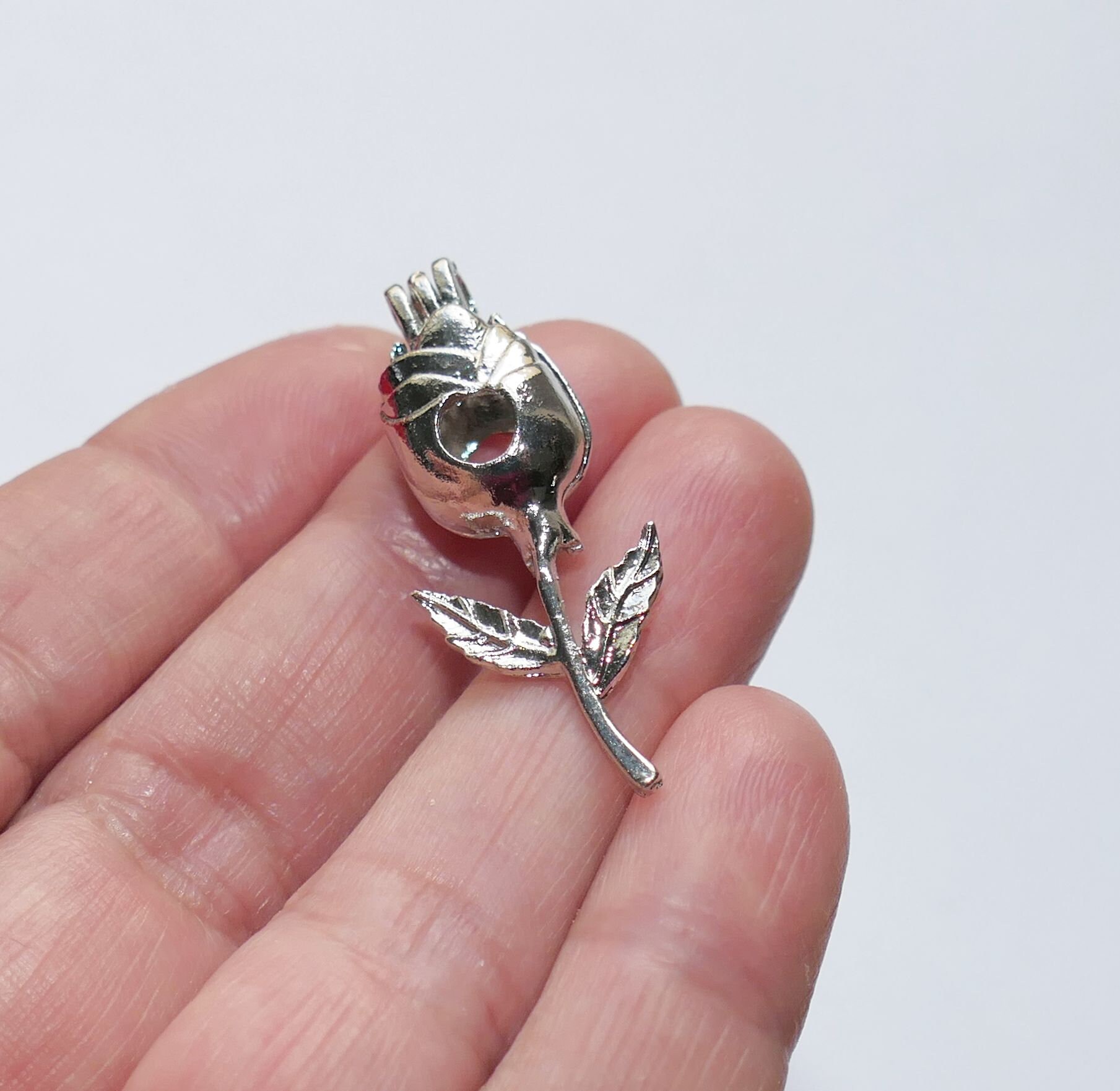 Rose Pearl Cage Flower Pendant H164 - Etsy New Zealand