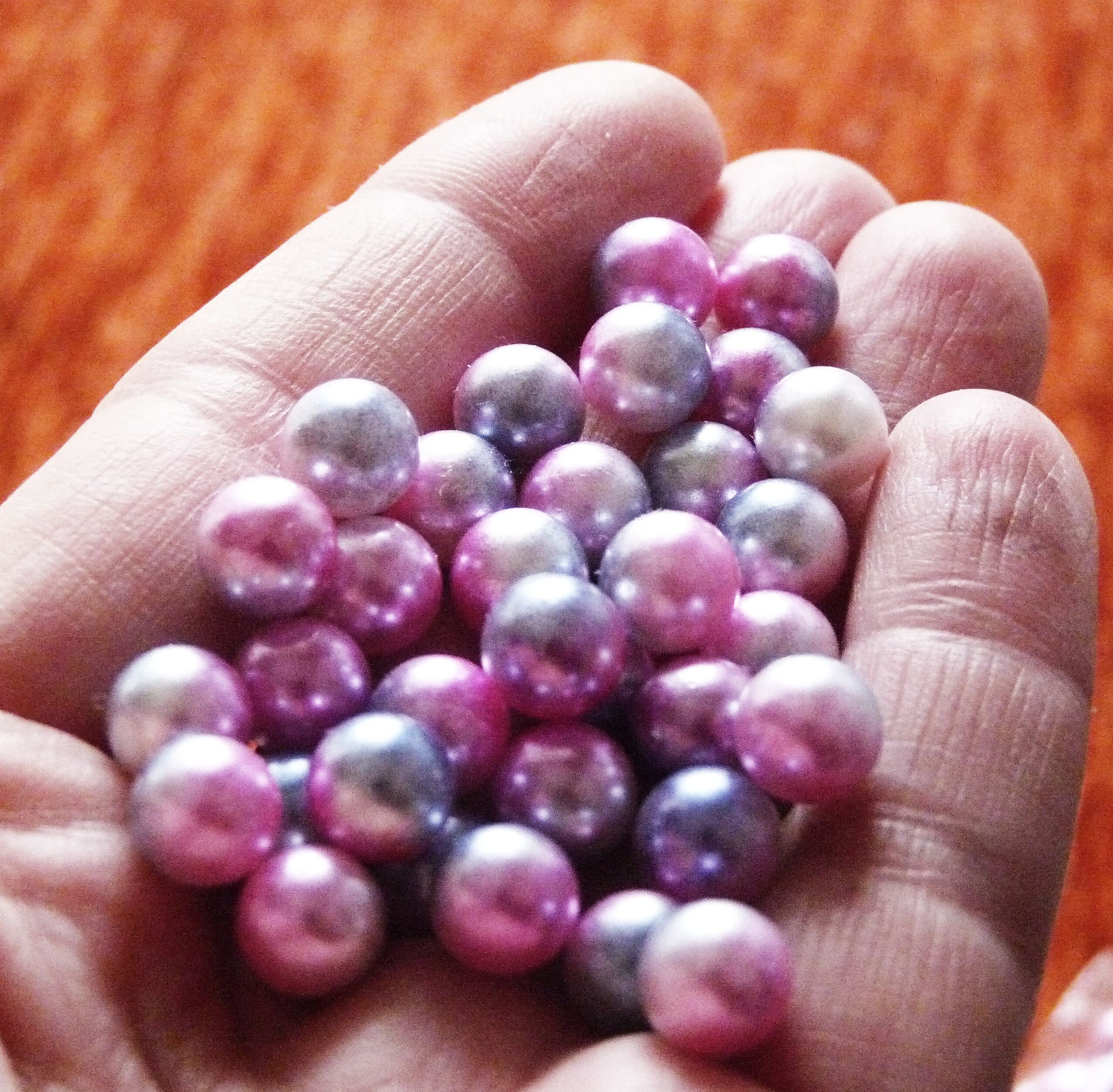 8mm Beads Without Holes Vase Dacoration Rainbow Beads 8mm Etsy