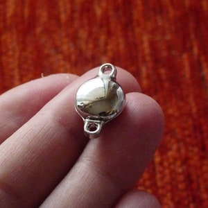 1/3x Magnetic Clasp, Dull Silver tone Closure for Jewelry B287