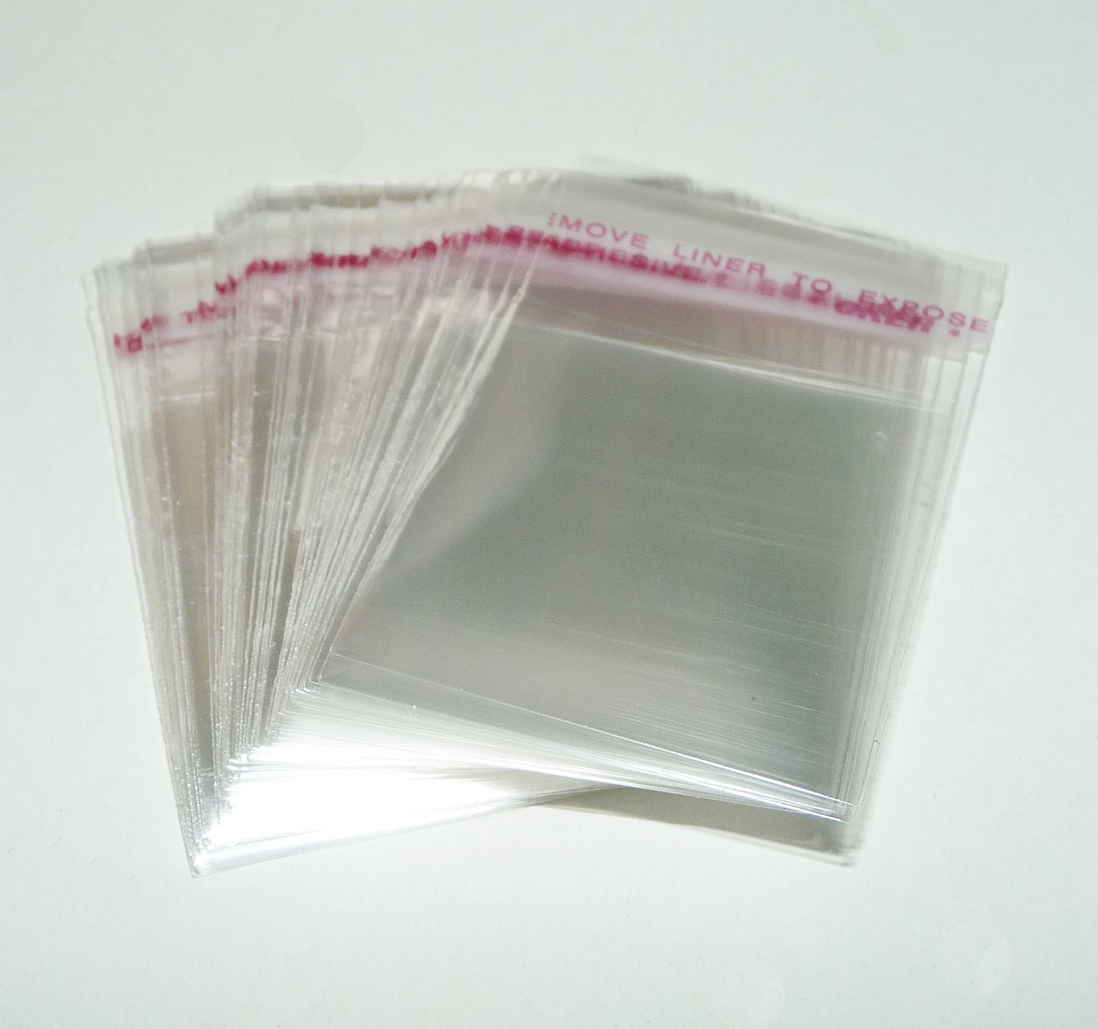 2pcs Octagonal Self-sealing Transparent Plastic Bags For Snacks