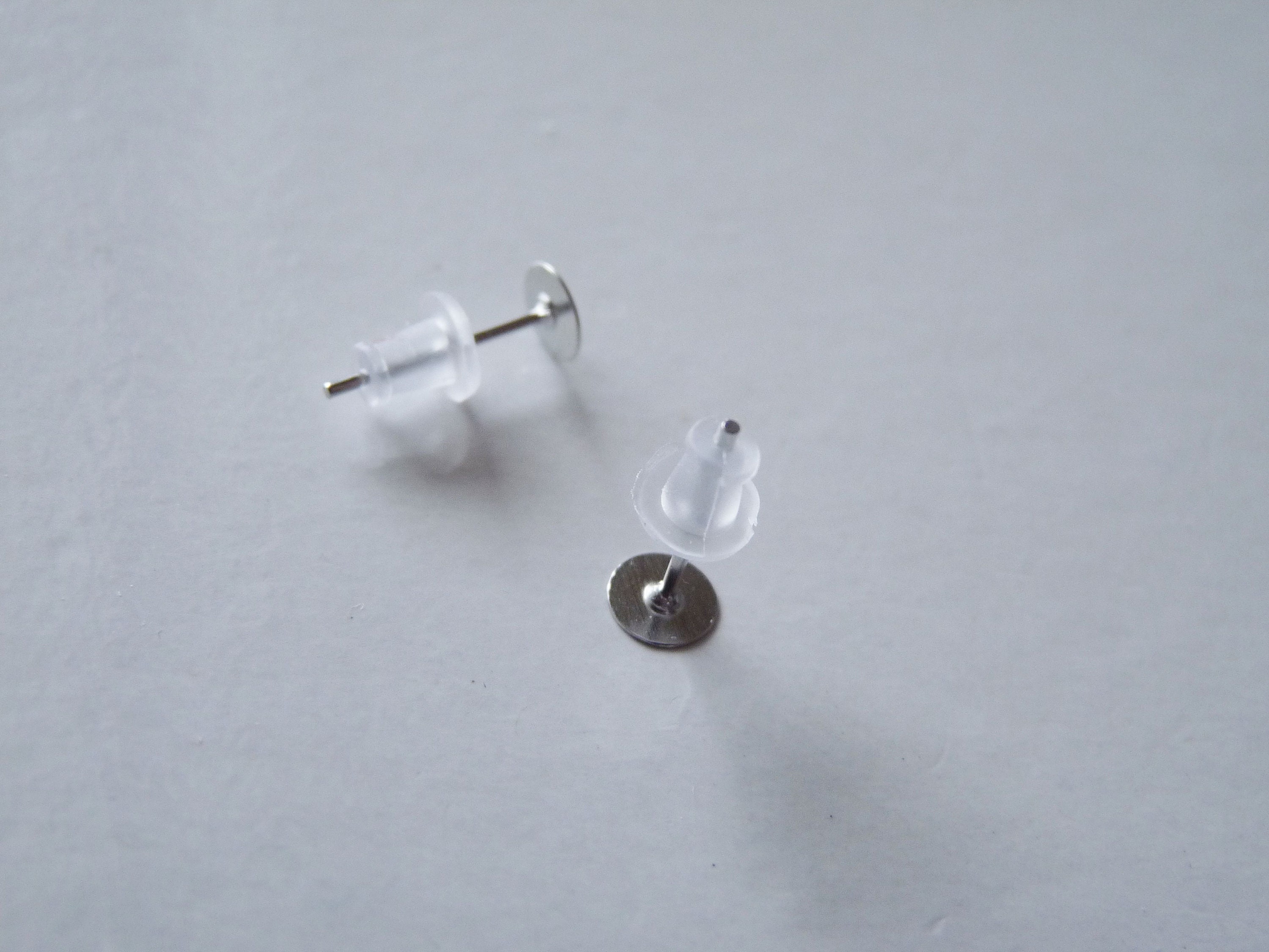 Orecchini In Plastica Trasparente, 12x3mm - 10 Paia - LeBimbì - Foto 6