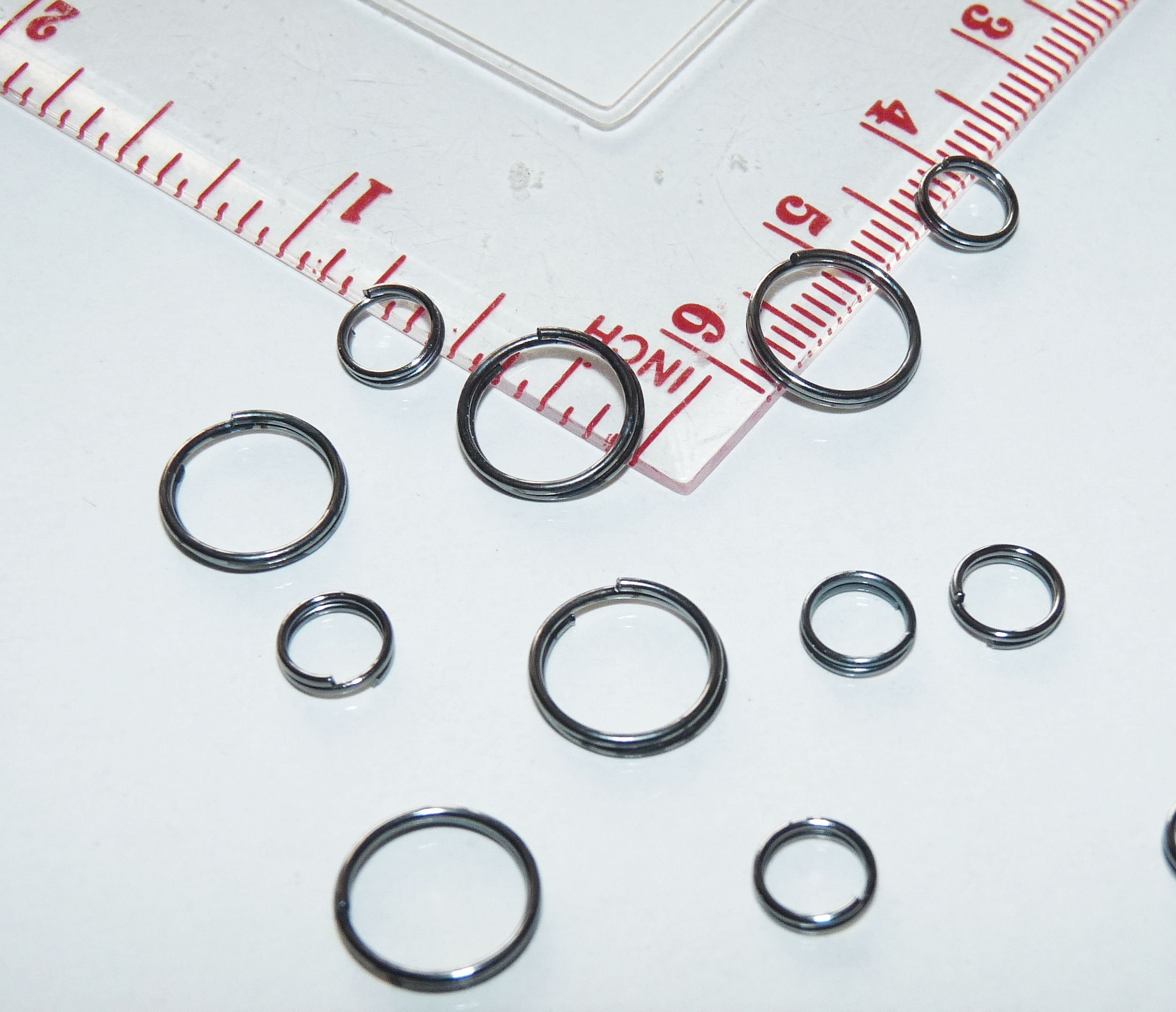 500 Jump Rings Double Loop Split Rings Stainless Steel Jewelry Making 8 mm  D019