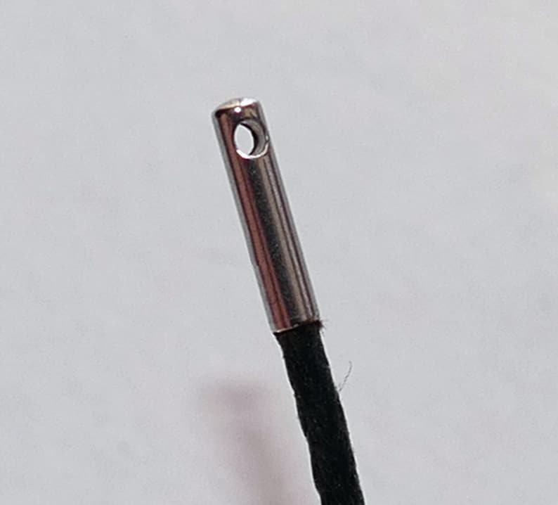 20x Stainless Steel 1mm Round Leather Cord Glue in Cord End Etsy