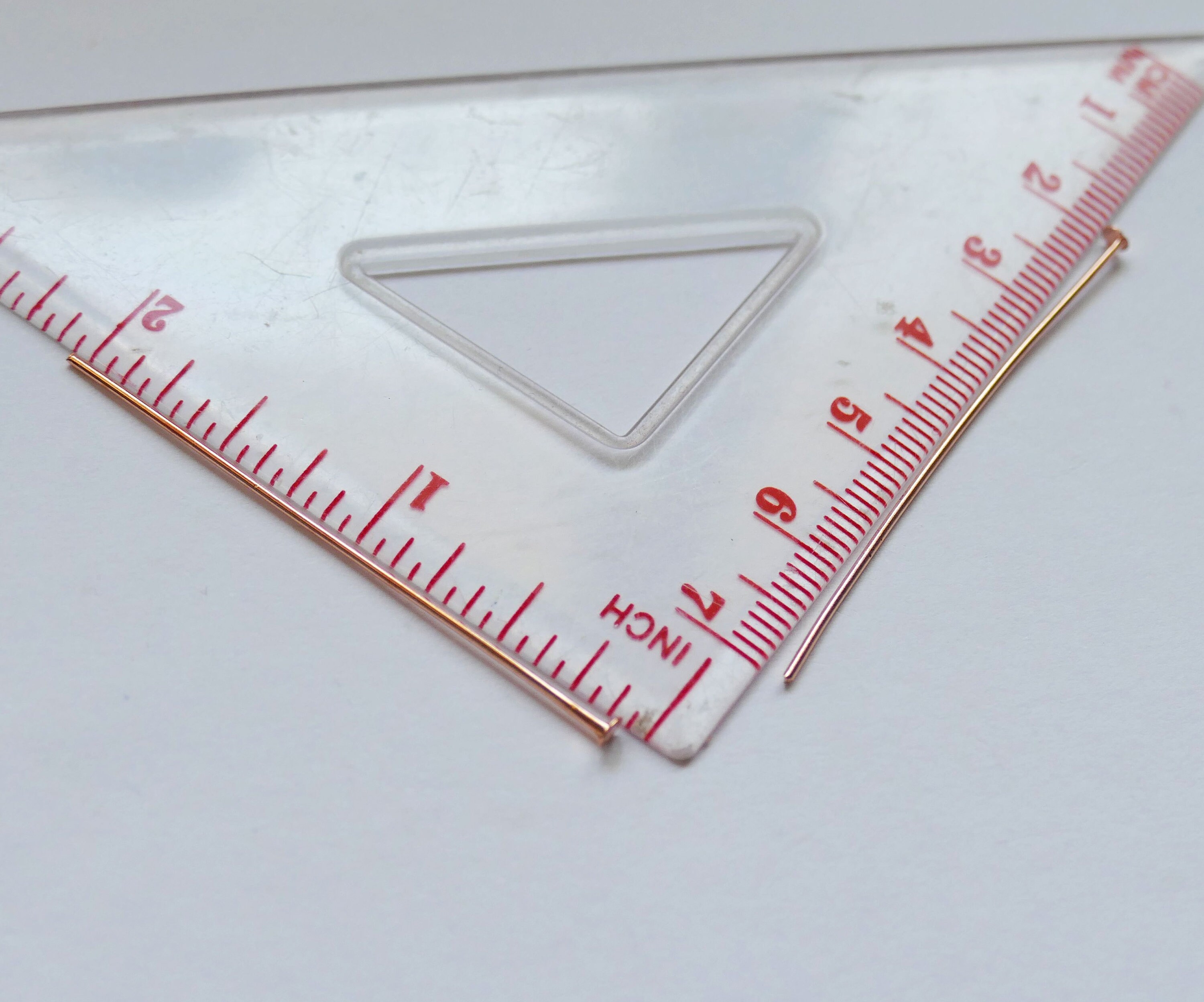 50mm Flat Head Pins, Rose Gold 2 Inch Long Head Pins for Beading ...
