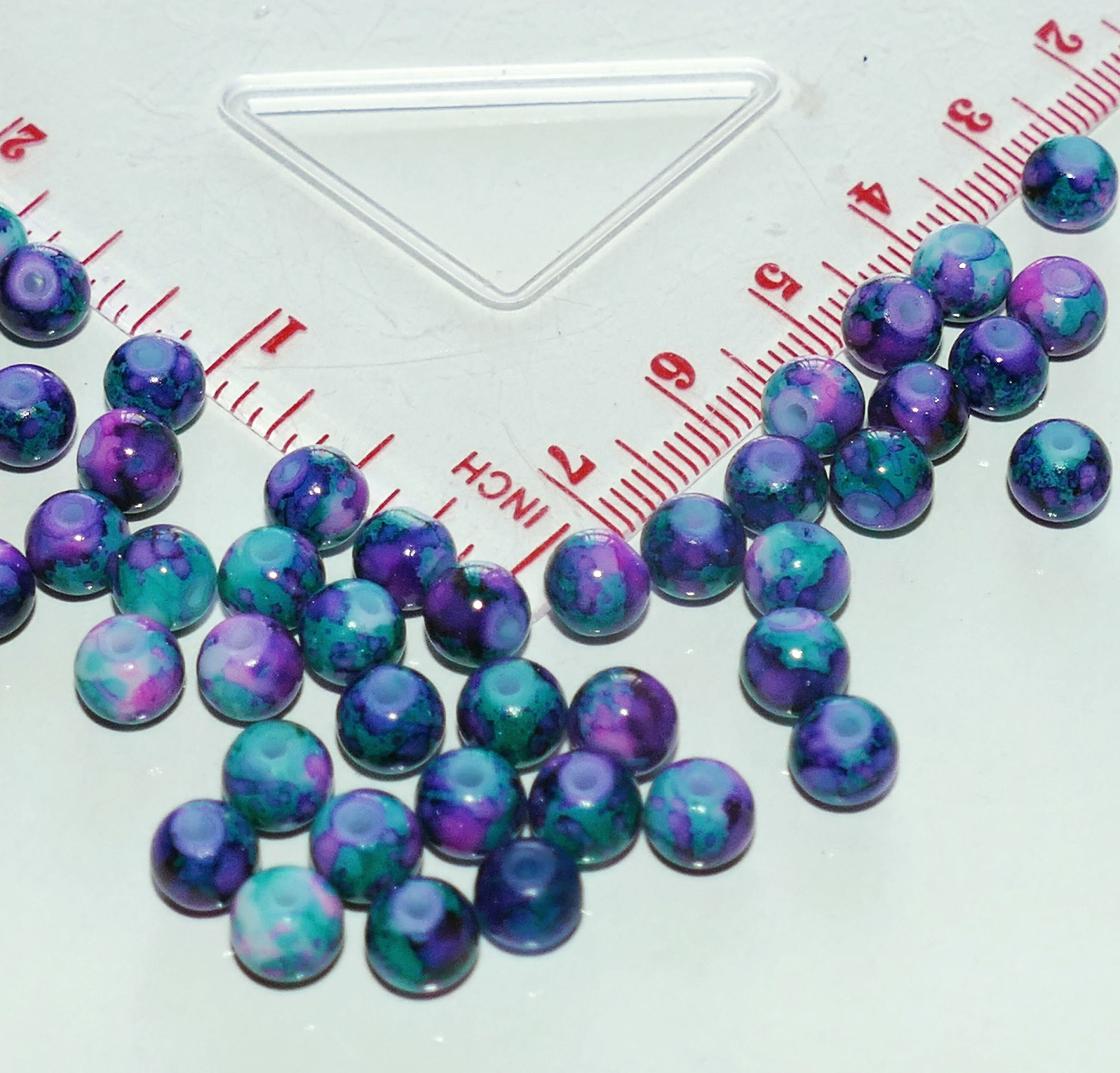 Beading Supplies G183 6mm/8mm/10mm Lacquered Round Glass Beads Multi Colored Spacer Beads 10x Orange/Green Stained Glass Beads Beading Supplies G183 6mm/8mm/10mm Lacquered Round Glass Beads Multi Colored Spacer Beads 10x Orange/Green Stained Glass Beads