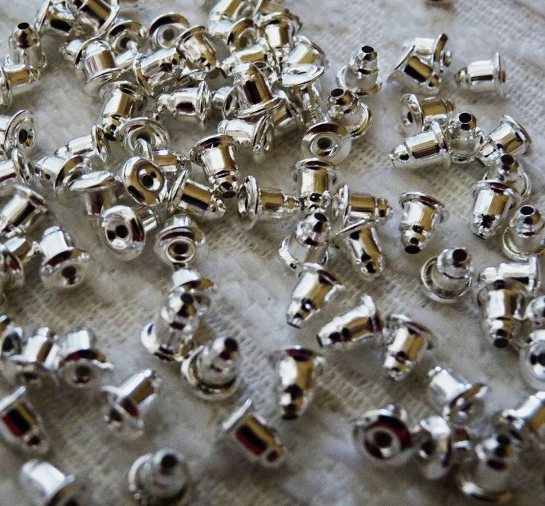 10/30x Bullet Clutch Earring Post Hook Stopper Backs Small Etsy