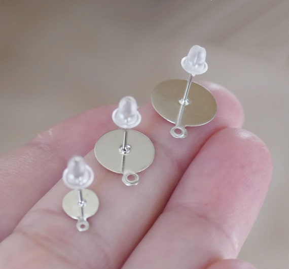 Blank earring studs discount