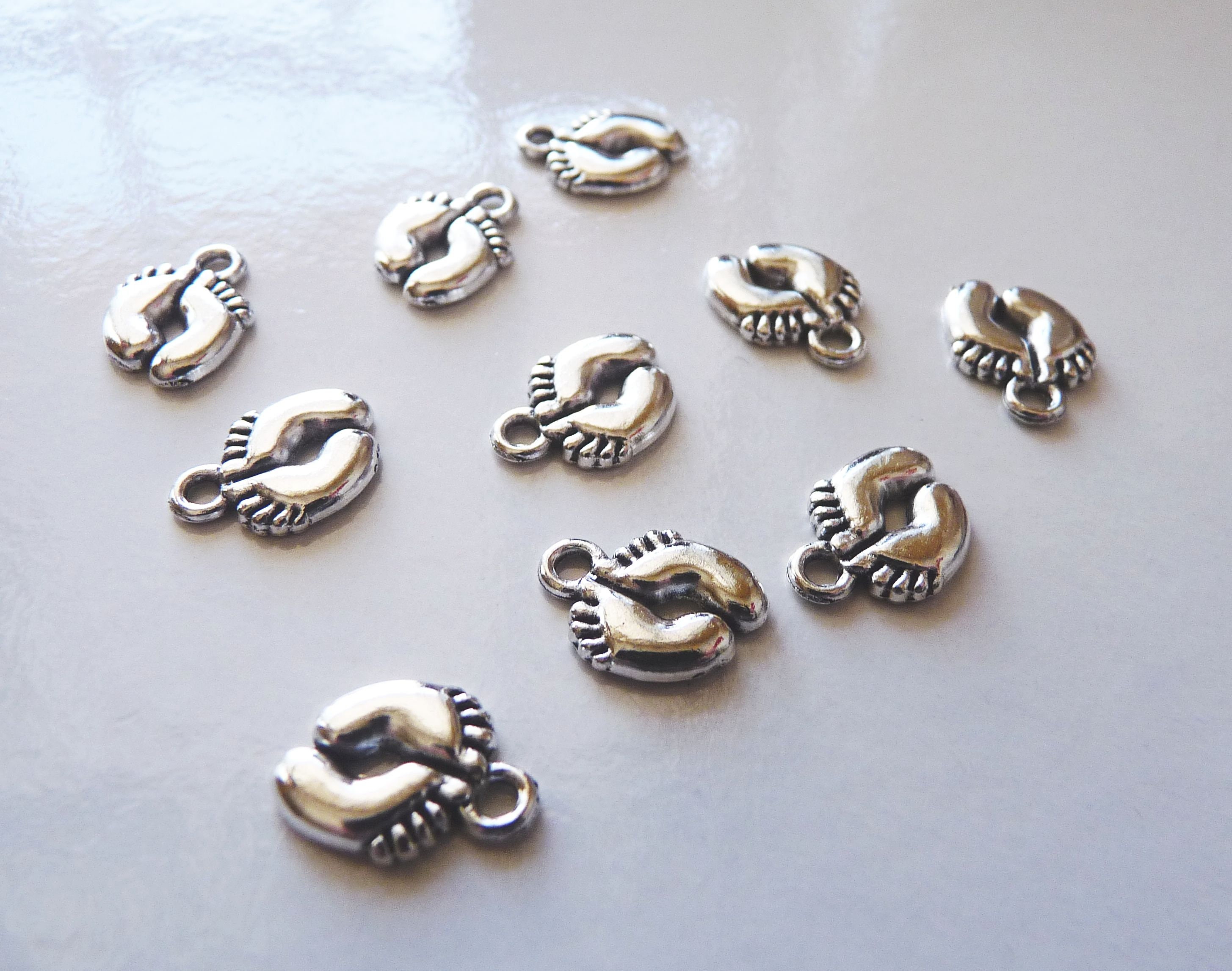 5/10x Baby Foot Charm Charms pulsera - Etsy