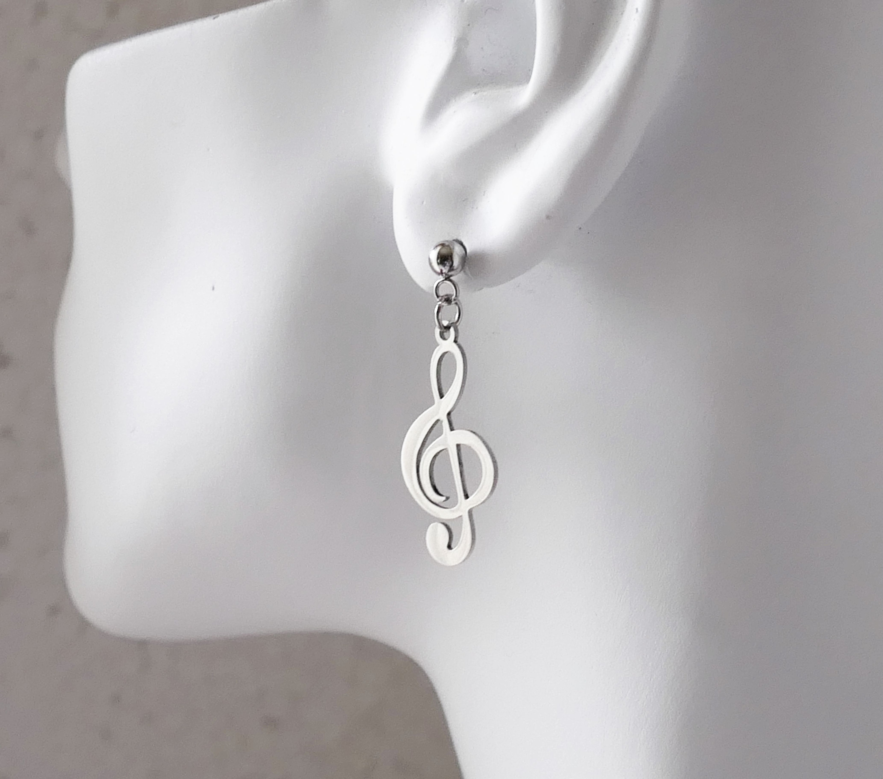 Orecchini TRIS cerchio in Acciaio colore Oro rosa con Charms e Perla Swarovski ideali per