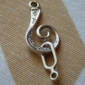 10x Toggle Clasp, Swirl Toggle Clasp, Necklace Connectors, Bracelet Clasps, Antique Silver tone Necklace Clasp, Jewelry Making Supplies