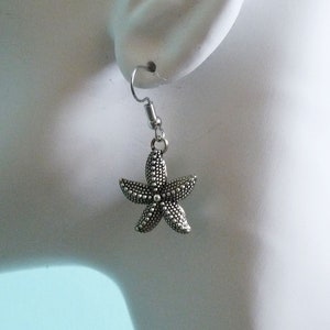 Starfish Hypoallergenic Hook Earrings, Free Shipping U080