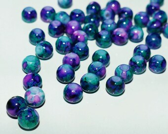 Beading Supplies G183 6mm/8mm/10mm Lacquered Round Glass Beads Multi Colored Spacer Beads 10x Orange/Green Stained Glass Beads Beading Supplies G183 6mm/8mm/10mm Lacquered Round Glass Beads Multi Colored Spacer Beads 10x Orange/Green Stained Glass Beads