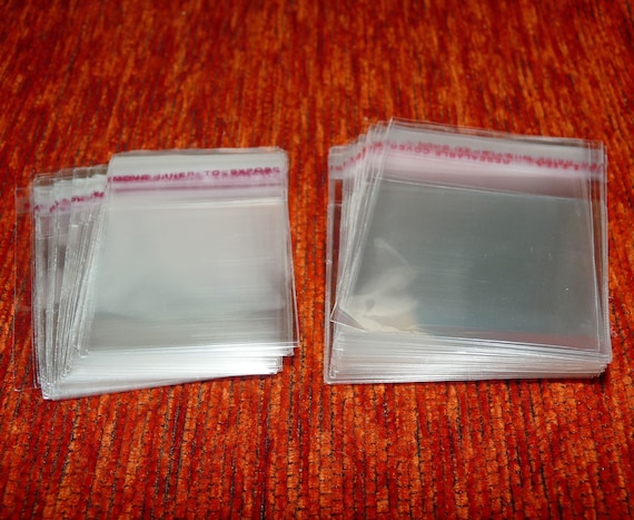 Sachets Cellophane Transparents Auto-Adhésifs en Plastique OPP