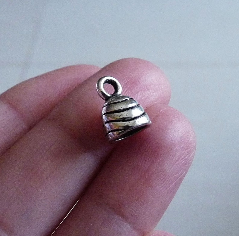 10x Leather Cord End Tip Caps Gold/silver/bronze Tone Cord Etsy