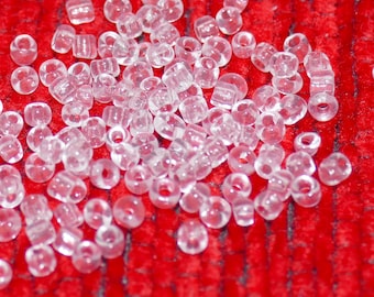 10g Klare Glas Tschechische Samen 2 mm Perlen, Perlenzubehör H075