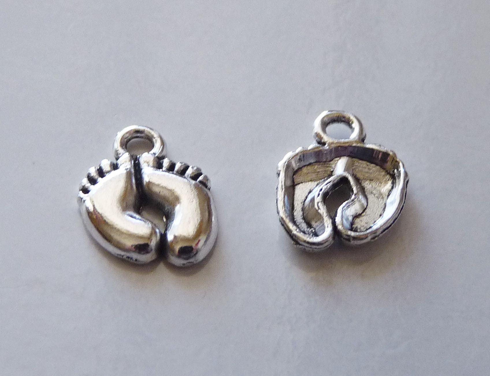 5/10x Baby Foot Charm Feet Charms for Braceletsmall Antique - Etsy
