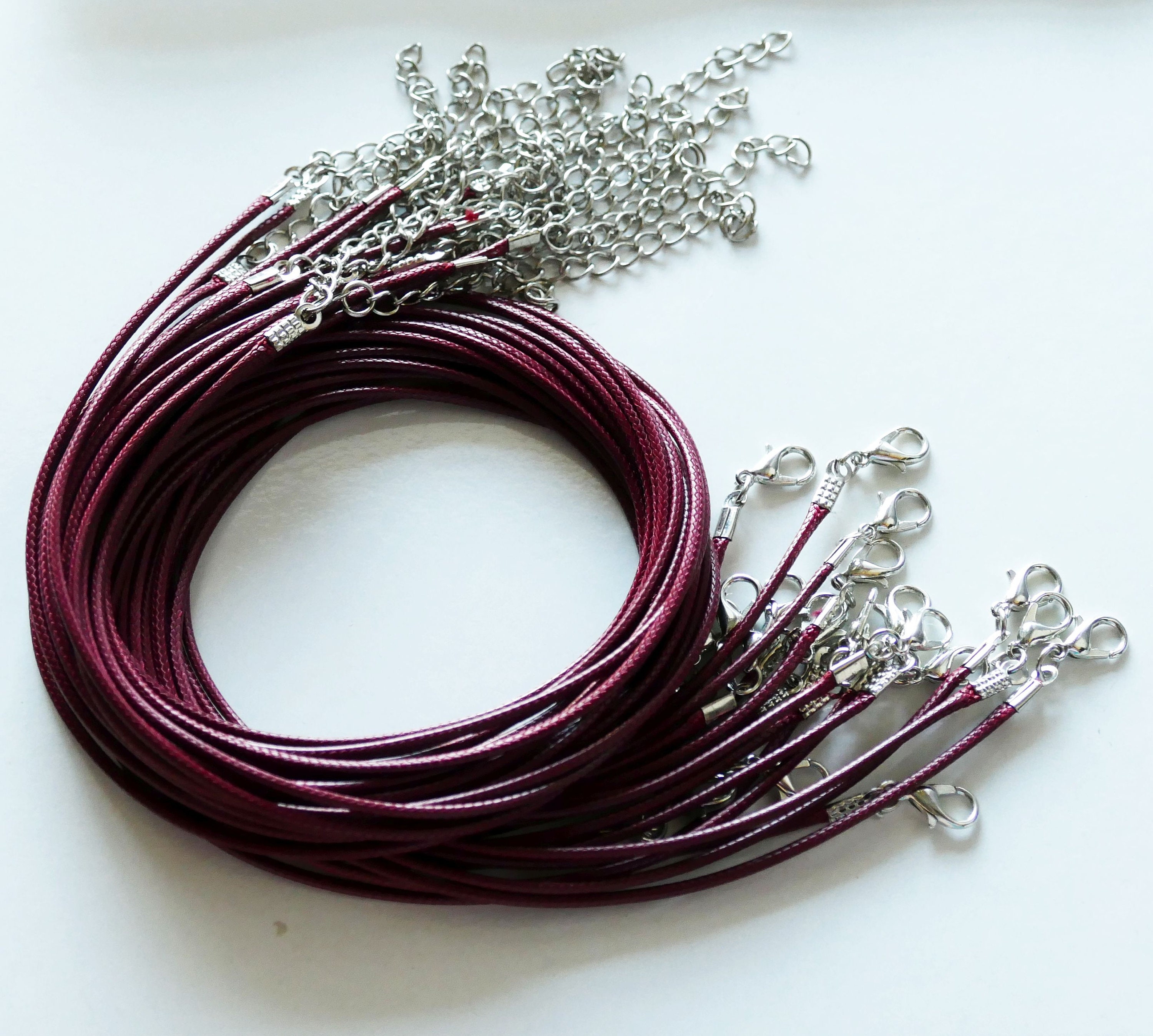 Cordoncino in cotone cerato da 1,5 mm da 5 m a 40 m / cordoncino