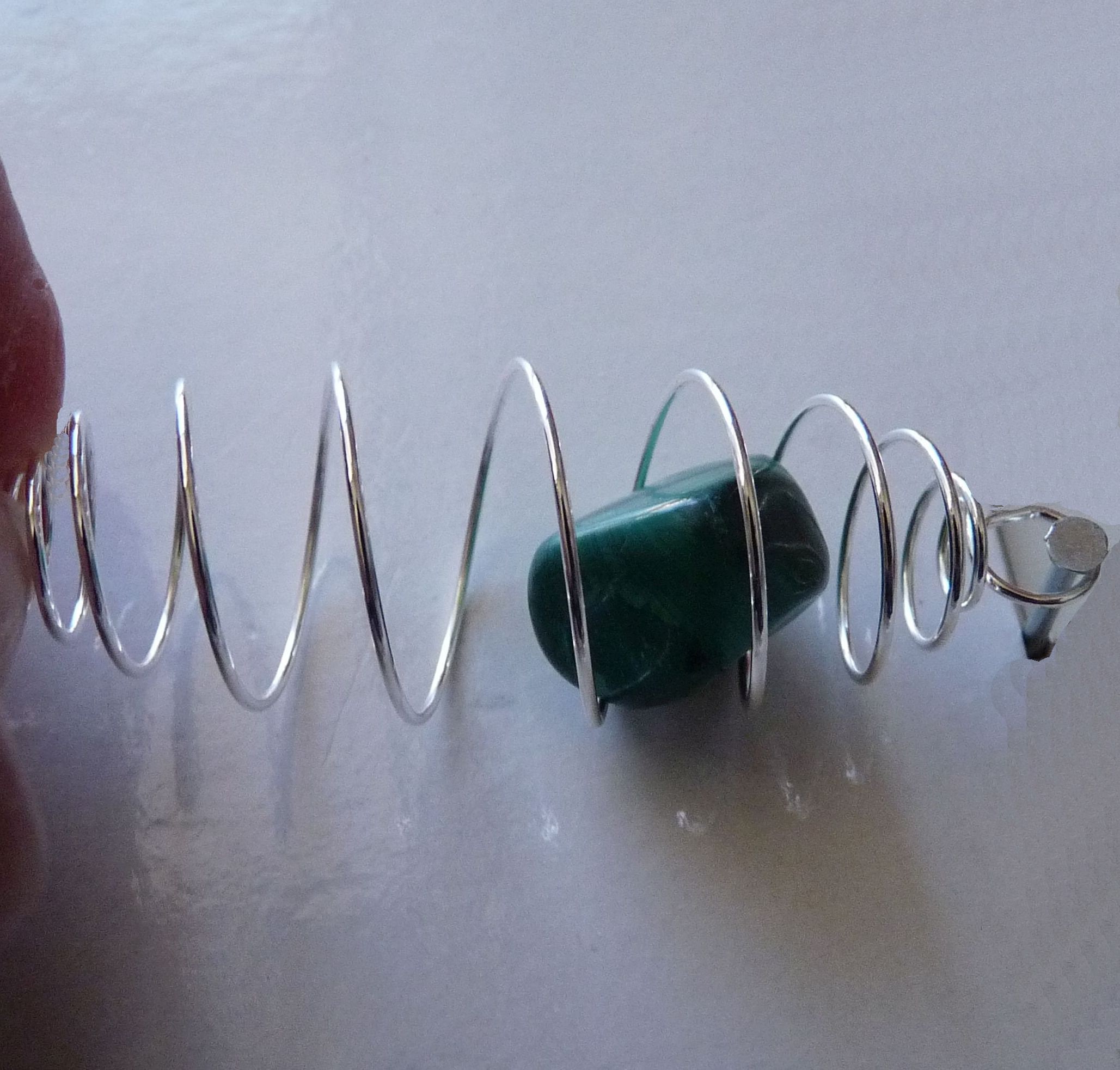 30 Gabbie A Spirale Per Perline - Ciondoli In Argento Per Collane E Gioielli - Foto 9