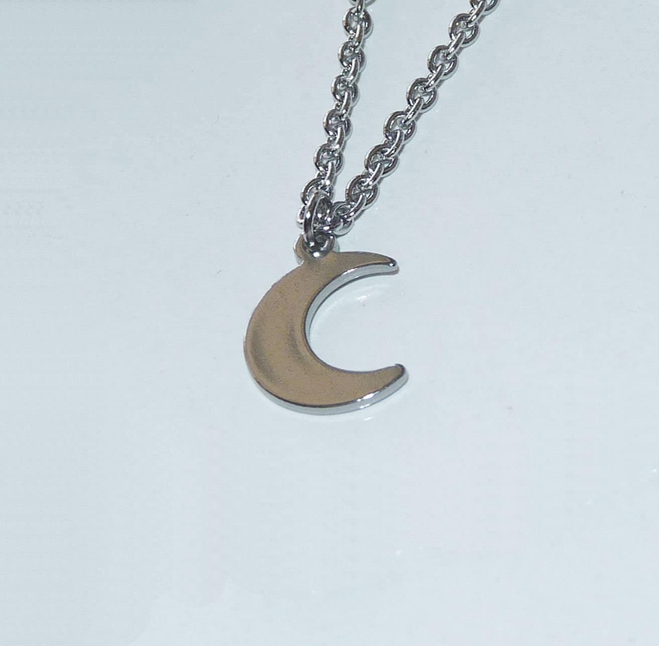 Ciondolo Celtico Argento Sterling 925 Collana Della Luna Celtica
