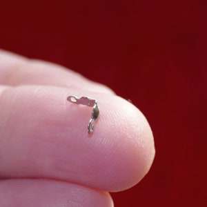 20x Stainless Steel Knot Covers, Small Calottes End Crimp Beads, Clamshell Thread End Bead Tips with Closed Loops F262