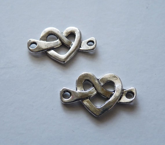 Heart Pretzel Infinity Love Knot Promise Ring Sterling Silver Band Siz