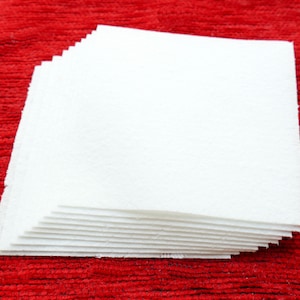 5/10x Carta in fibra ceramica per forno di fusione del vetro, 1 mm Forno 4"x 4" Protezione per ripiano del forno J207