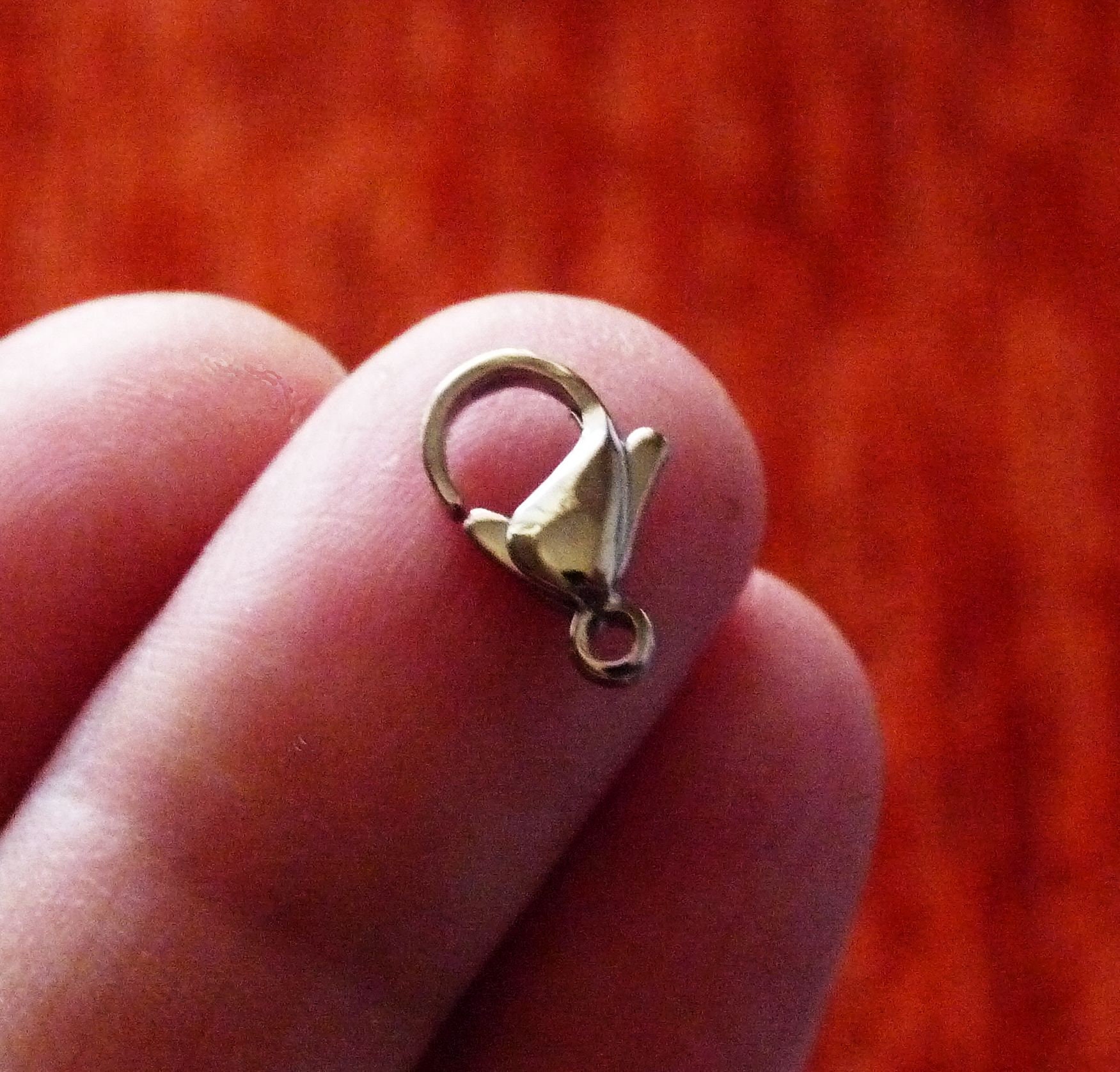 10x Stainless Steel Lobster Clasps 12mm Parrot Claw Clasps Etsy