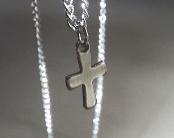 Cross Charm Stainless Steel 16"- 20" Necklace U107
