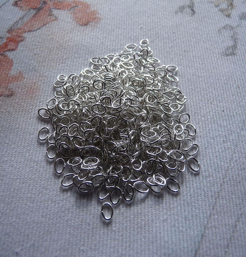 200x Jump Rings 3x4mm Oval Jump Rings Small Jump Rings Etsy