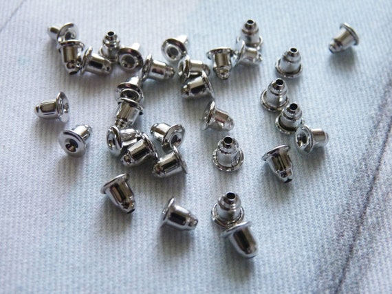 Earring Safety Backs Metal 100PCS Tight Ear Lockings Earrings Back