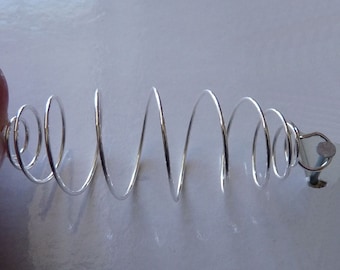 30 Gabbie A Spirale Per Perline - Ciondoli In Argento Per Collane E Gioielli - Foto 2