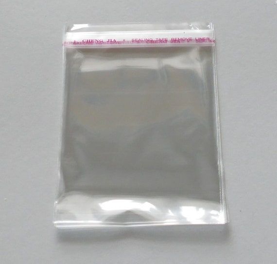 100x Keychain Display Cards with Self Sealing Bags Clear Pouch Rings  Jewelry