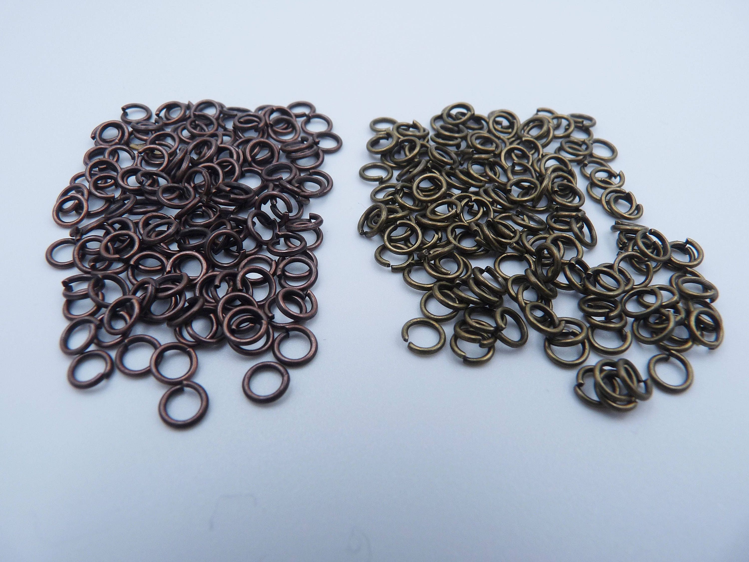 300x Bronze Jump Rings Copper Jump Rings 4mm Open Jump Etsy