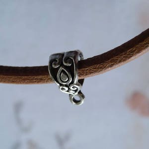 10x perline di collegamento per ciondolo, connettori in argento antico per ciondoli/pendenti C200