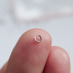 50x Stainless Steel 3mm Jump Rings, Silver Tone Open Jump Rings, Clasp Connector, Earring Connectors D181
