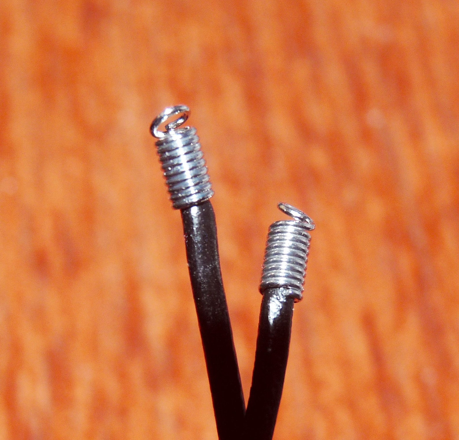 20x Stainless Steel Cord Ends Dark Silver Tone Hypoallergenic Etsy