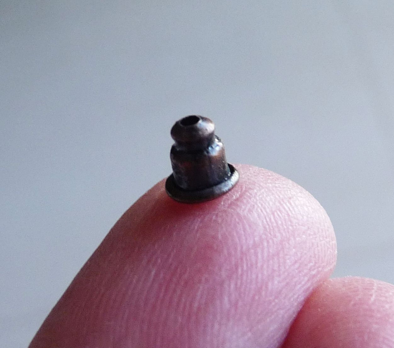 40x Copper Bullet Clutch Earring Backs, Metal Earring Backs