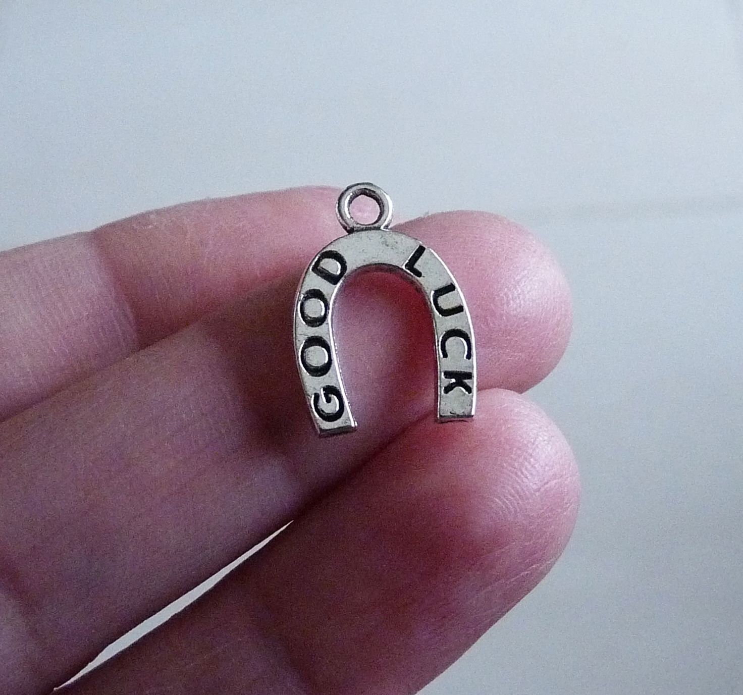 5x Horseshoe Good Luck Charms for Bracelet Horse Rider Etsy