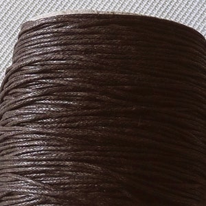 Luxe - 1 mm cotton string Black