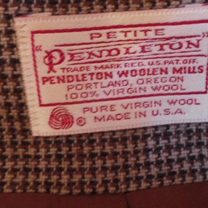 1950s hollywood style short pendleton jacket image 4