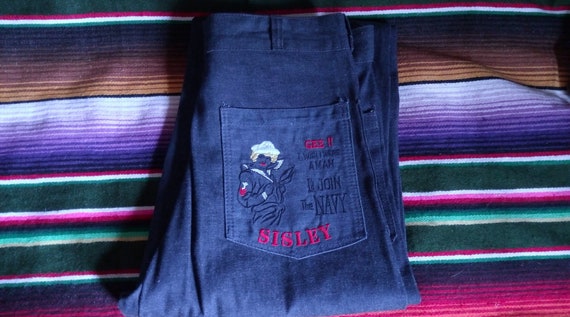 new US Navy deadstock jeans style 40's.