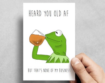 Kermit meme | Etsy