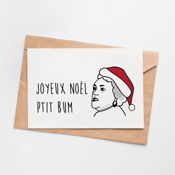Bonne Fete Ptit Bum Carte De Fete Quebec Yollande Ouellet Etsy