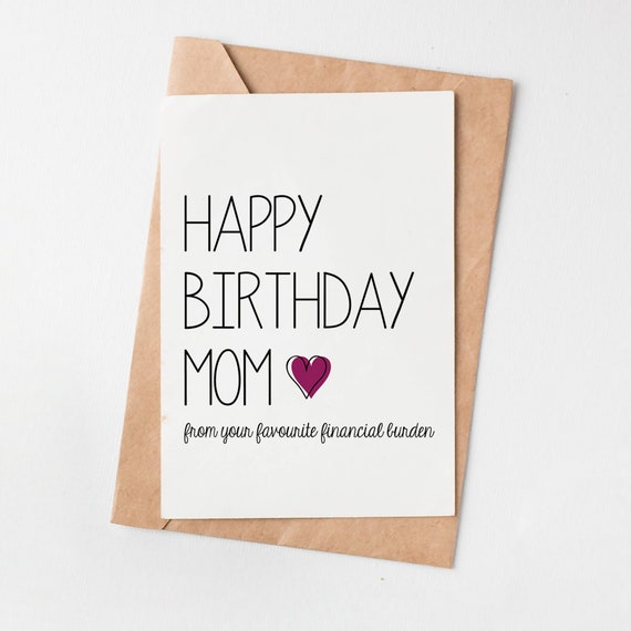 Funny Birthday Card for Mom Funny Mothers Day Card - Etsy Hong Kong Funny Birthday Card for Mom Funny Mothers Day Card - Etsy Hong Kong