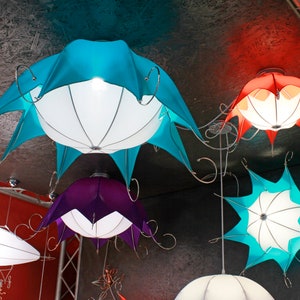 Flower lamp, ceiling light flower, modern pendant flower lamp, collapsible chandelier lighting