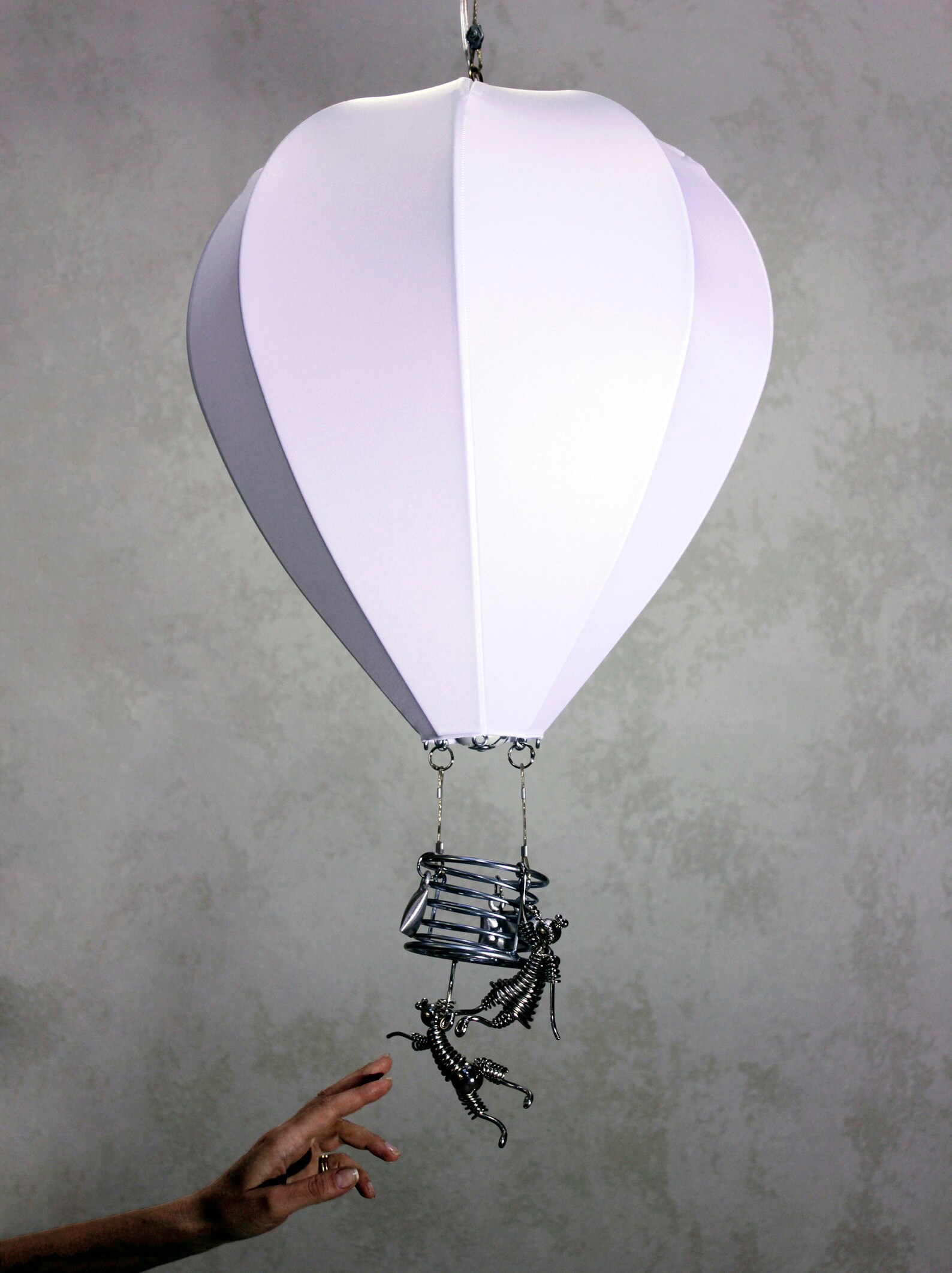 Hot Air Balloon Lamp Shade Pendant Light or Decor. Hardwired Etsy UK
