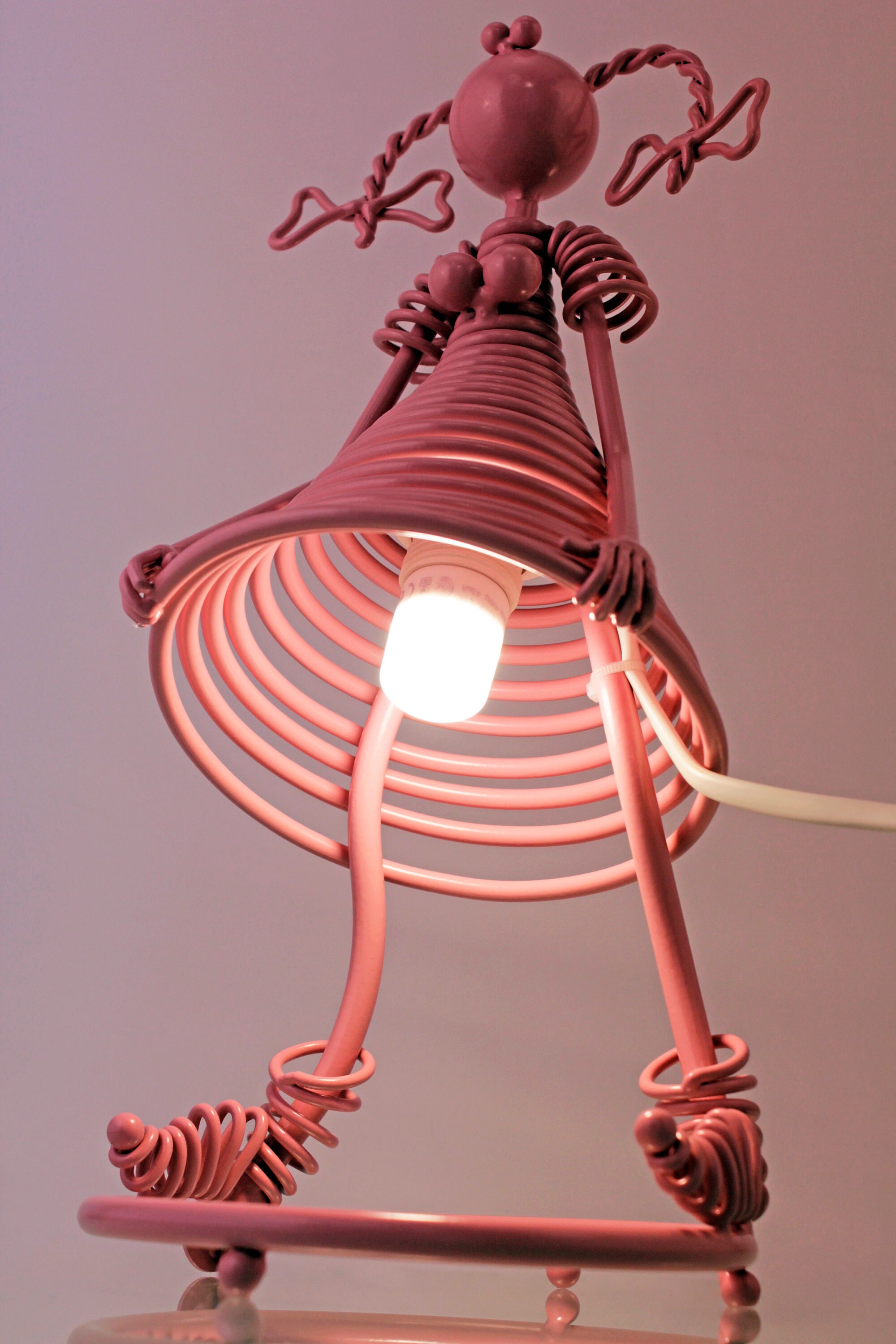 Bedside night light pink lamp bedside table lamp desk lamp Etsy