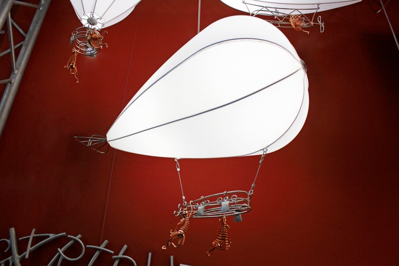 Light Zeppelin Pendant Ceiling Lamp Collapsible Light Flying Etsy